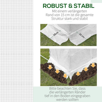 Kaskap – Kassenhoes – Plantenkas – Tuinkas – Kashoes – 6x3x2 Meter – UV-bestendig & Ventilerend
