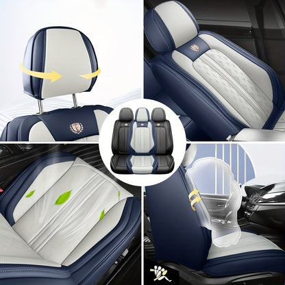Auto Stoelhoezen Set – Stoelbekleding – Stoelhoes – Zittingbescherming – Autostoelhoezen – Nappa Leder – Airbag Compatibel – Geschikt Voor 5 Zittingen