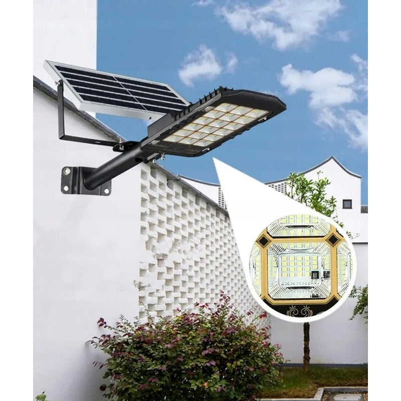 Zonneleutelamp – Solar Tuinlamp – Buitenlamp – LED Lamp – Schijnwerper – 400W LED Vermogen – 40.000mAh Lithium Accu