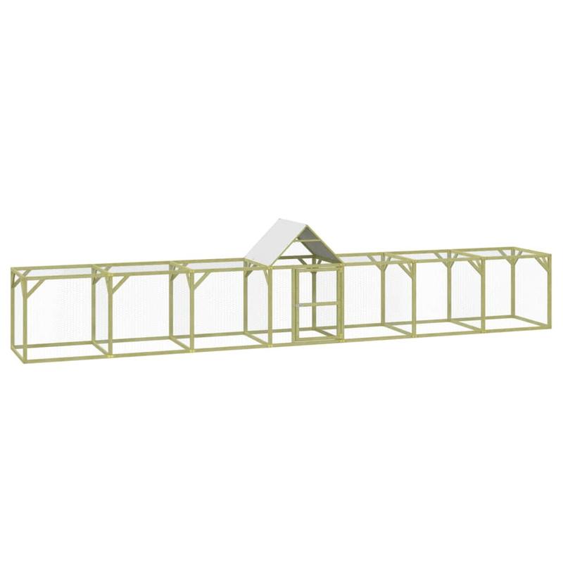 Kippenhok – Pluimveehok – Nachthok – Houten Hok – Kippenverblijf – Stevig Hout – 700x100x150 cm – Geïmpregneerd Dennehout