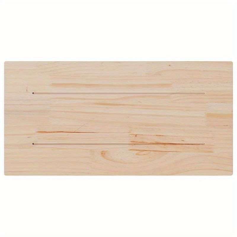 Tafelblad – Werkblad – Bureaublad – Eettafelblad – Rechthoekig – Massief Vurenhout – 90x45x2,5 cm – Set van 4