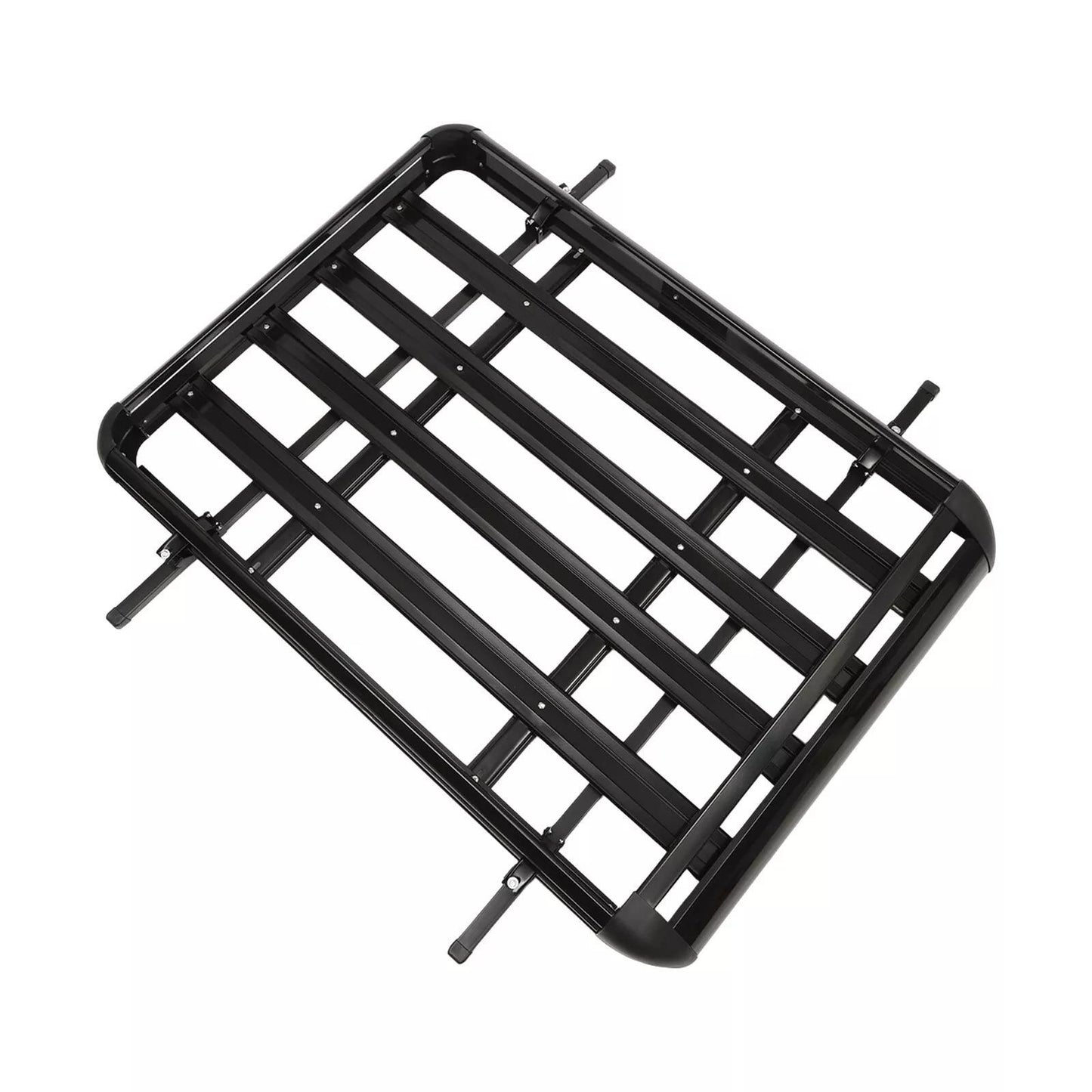 Universele Aluminium Dakdrager Mand – Dakkoffer – Autodrager – Dakbak – Rooftop Cargo Carrier – 140 cm – Verstelbaar – Sterk & Duurzaam – Zwart