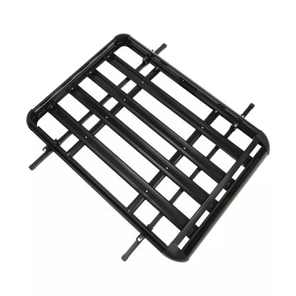 Universele Aluminium Dakdrager Mand – Dakkoffer – Autodrager – Dakbak – Rooftop Cargo Carrier – 140 cm – Verstelbaar – Sterk & Duurzaam – Zwart