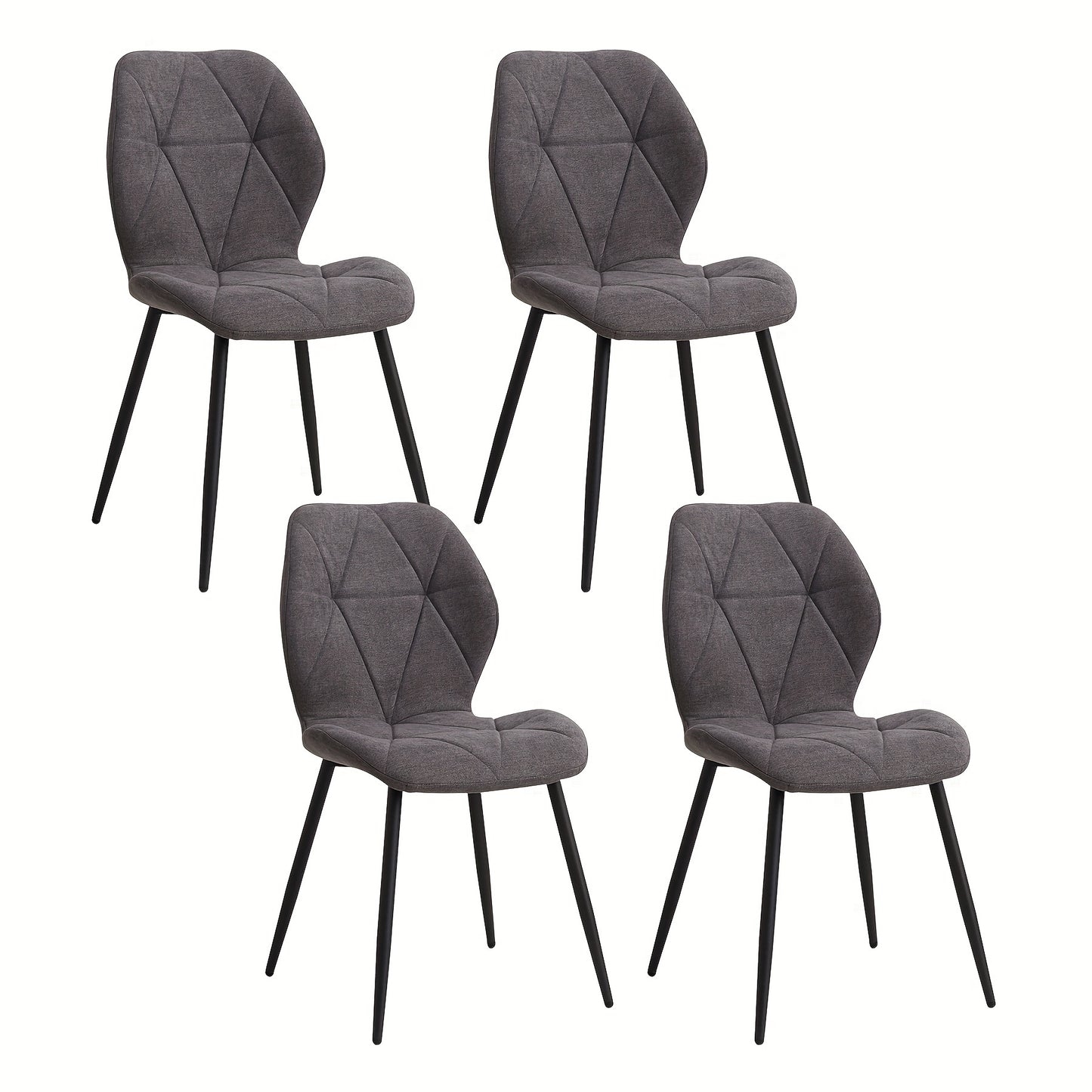 Eetkamerstoelen – Stoelen – Kuipstoelen – Eettafelstoelen – Armstoelen – Ergonomische Rugleuning – Verstelbare Voeten