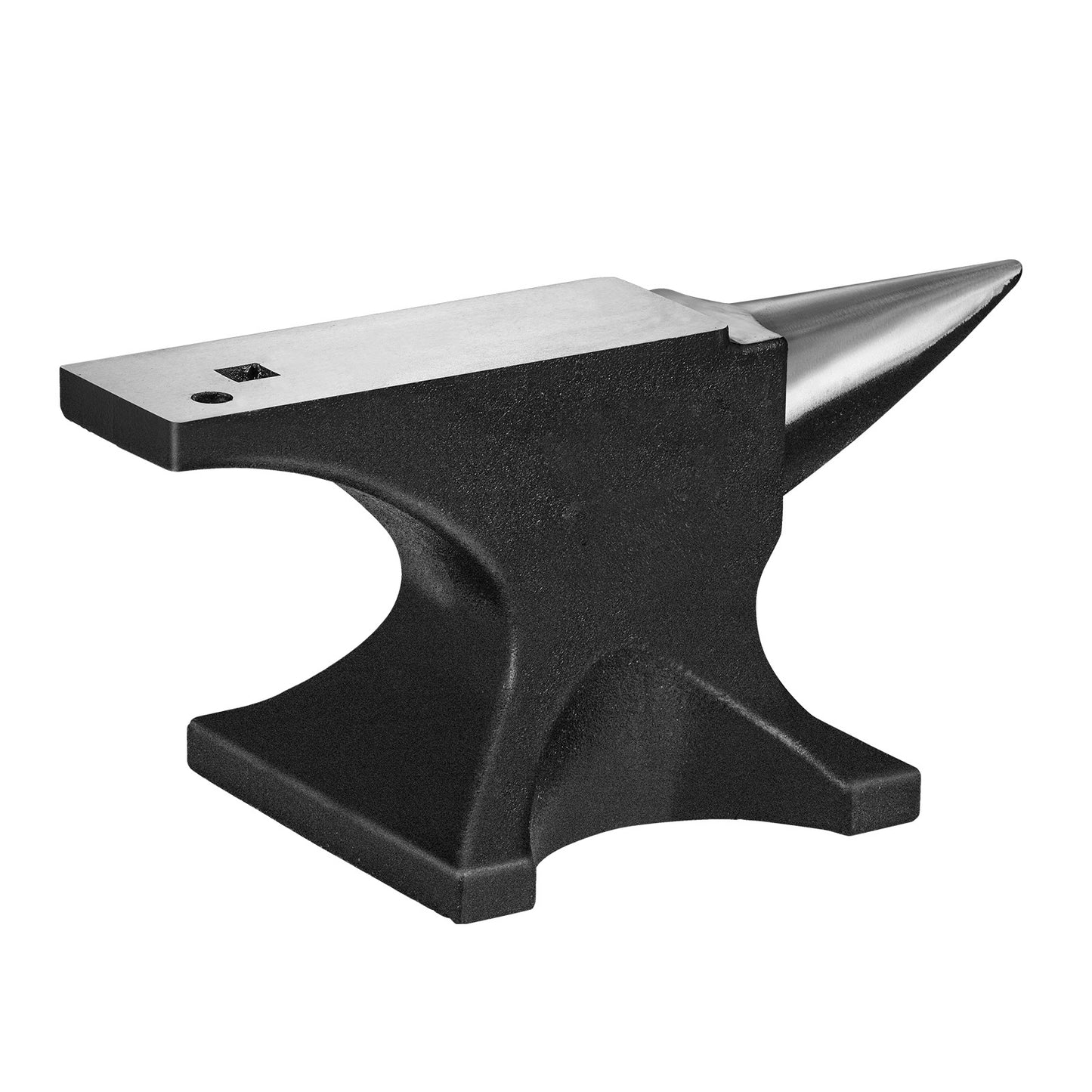 Aambeeld – Hamerbank – Smidtool – Metaalbeitel – Enkele Hoorn – Hoogwaardig Gietstaal – 50 HRC Hardheid – Groot Werkvlak 26,3 x 8,8 cm