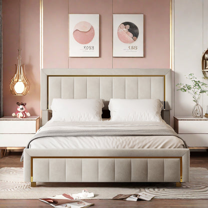 Gestoffeerd Tweepersoonsbed – Opbergbed – Bedframe – Slaapbank – Logeerbed – 160x200 cm – Velvet Bekleding – Hydraulische Opberglade