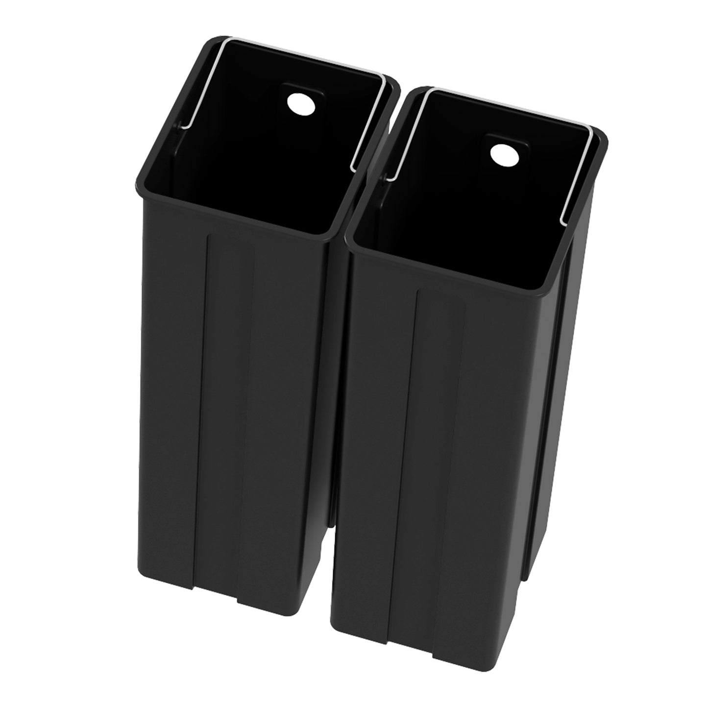Prullenbak – Afvalbak – Pedaalemmer – Afvalemmer – Vuilnisbak – RVS 2x20 Liter – Voetpedaal Bedienbaar – Fingerprint Resistant