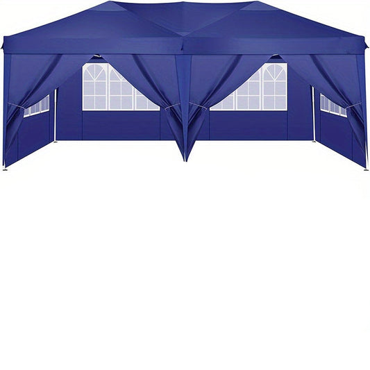 Partytent – Paviljoen – Tuinentent – Feesttent – Schaduwdoek – 3x6 m – Waterdicht Polyester – UPF 50+ Bescherming