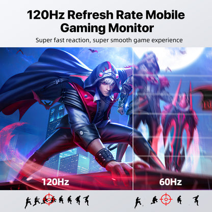 Gaming Monitor – Draagbare Monitor – Extern Scherm – Laptop Scherm – Tweede Scherm – 16 Inch – 2K QHD Resolutie – 144Hz Verversingssnelheid