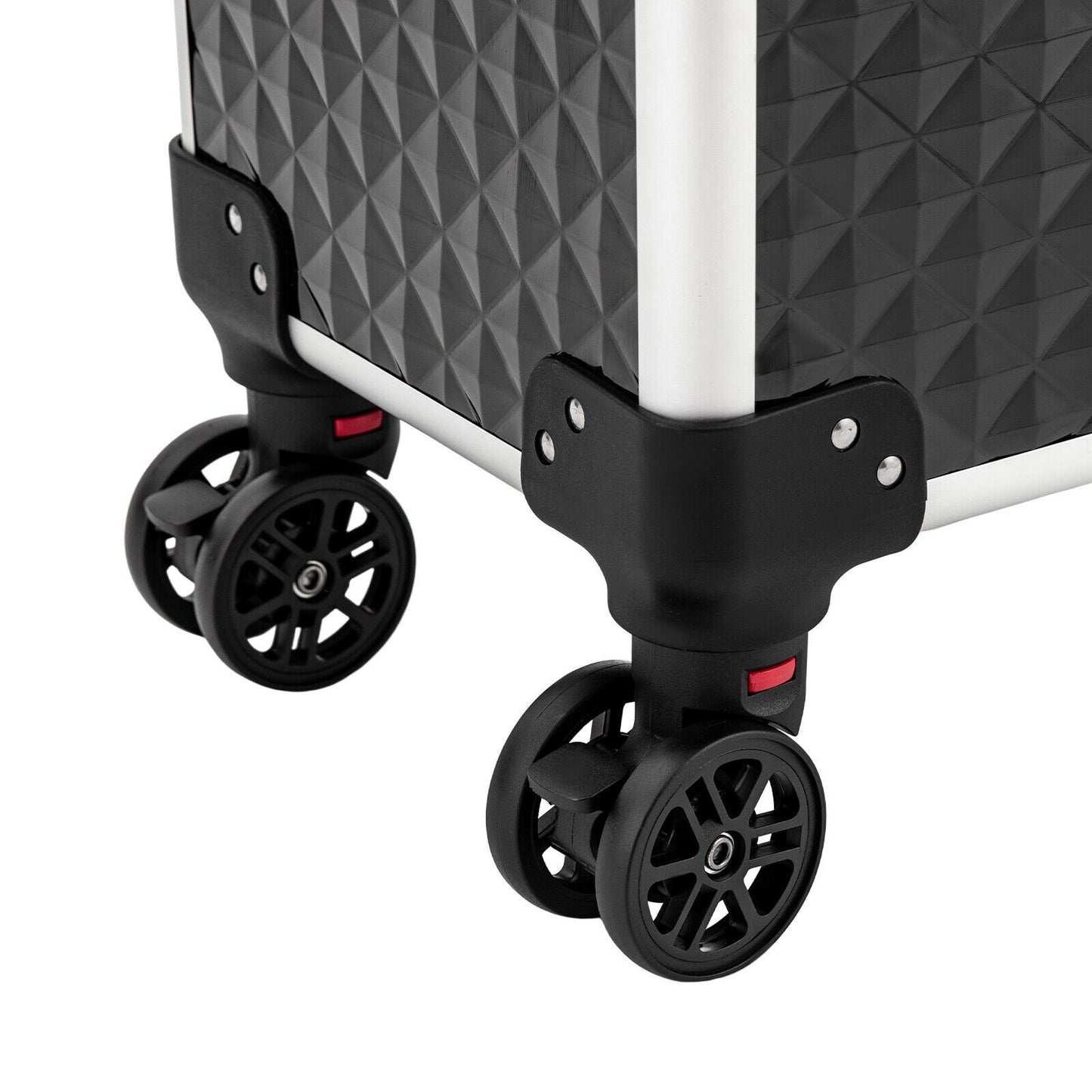 Make-upkoffer – Make-up Trolley – Make-up Organizer – Cosmetica Koffer – Make-up Case – Ruime Indeling Met Uitneembare Trays – Stevig ABS Materiaal Met Verstelbare Trolleystang