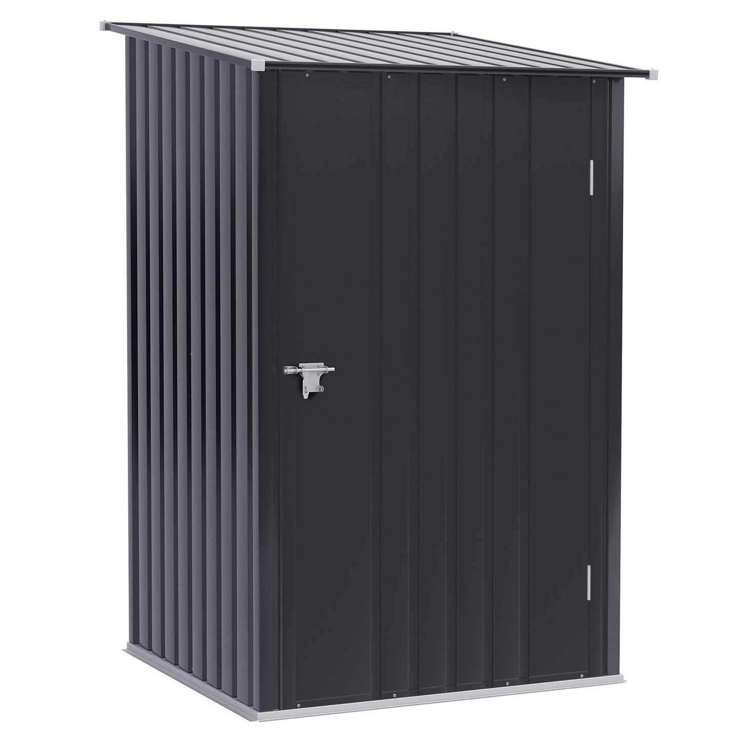 Tuinberging – Tuinschuur – Gereedschapsschuur – Tuinkast – Opbergschuur – Gegalvaniseerd Staal – Weerbestendig Coating – Afmeting 100x103x160 cm – Donkergrijs