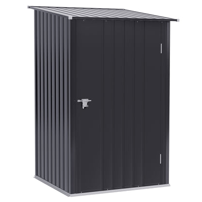 Tuinberging – Tuinschuur – Gereedschapsschuur – Tuinkast – Opbergschuur – Gegalvaniseerd Staal – Weerbestendig Coating – Afmeting 100x103x160 cm – Donkergrijs