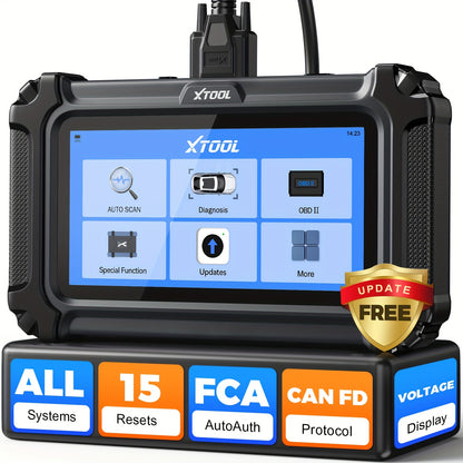 OBD2 Scanner – Auto Uitlezer – Diagnoseapparaat – Storing Verwijderen – Uitleesapparatuur – 5,45 Inch Touchscreen – 15+ Resetfuncties Gratis Updates Levenslang