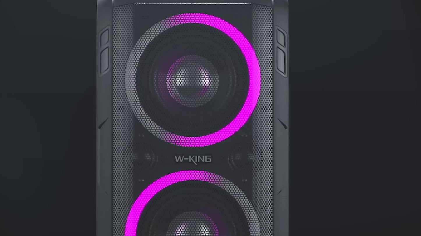 Draadloze Speaker – Bluetooth Luidspreker – Portable Subwoofer – Outdoor Speaker – Stereo Box – 200W Krachtig Geluid – 76500mAh Lange Batterijduur