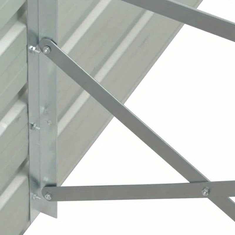 Plantenbak – Verhoogde Plantenbak – Bloembak – Kruidenbak – Moestuinbak – Antraciet – Gegalvaniseerd Staal – Groot Formaat 480x80x77 cm