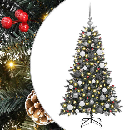 Kerstboom – Kunstkerstboom – Nepkerstboom – Dennenboom – Kerstversiering – Groen PVC – 120 cm – Inclusief Standaard