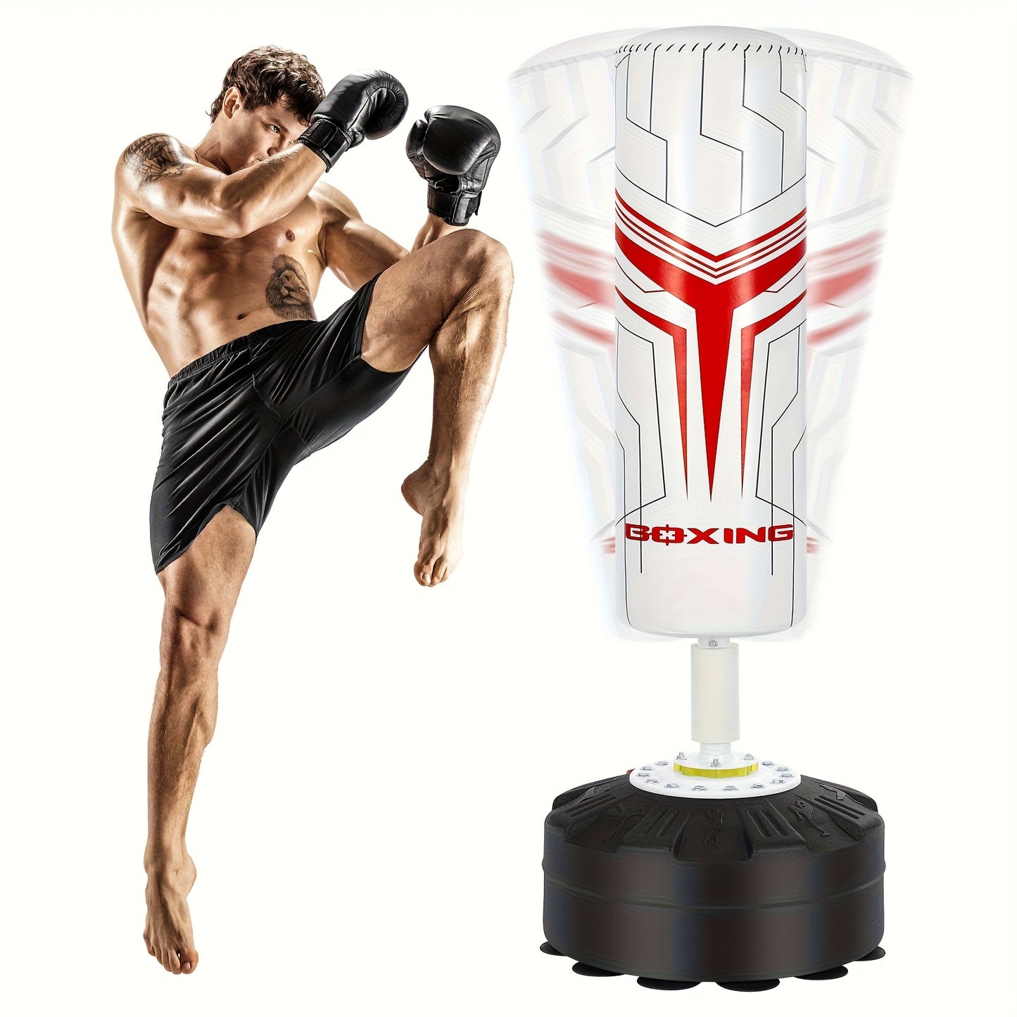 Boxing Column Sanda Vertical Household Adult Sandbag Tumbler Training Boxing Sandbag
