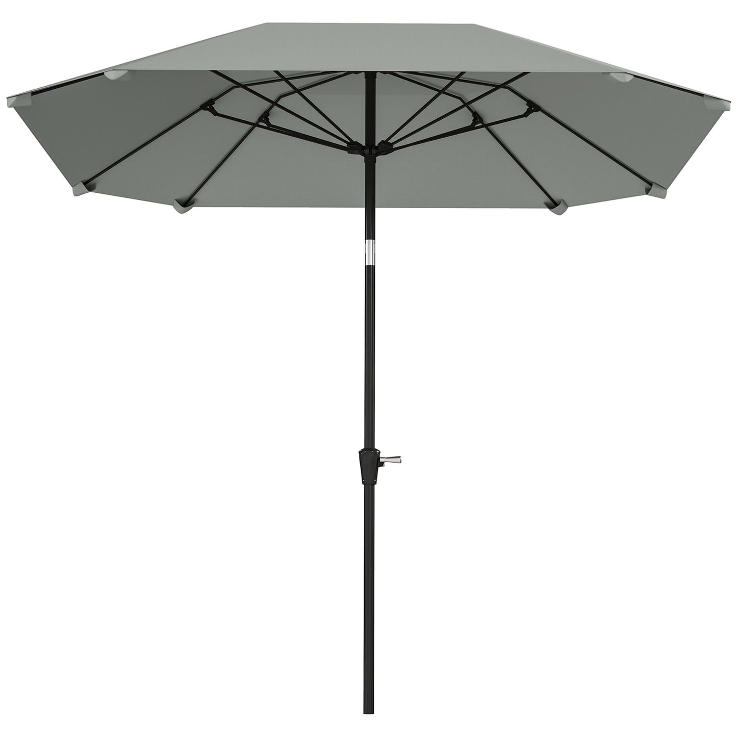 Parasol – Zonnescherm – Terrasparasol – Buitenparasol – Verstelbare Parasol – 2,3 Meter Diameter – Aluminium Frame Met Fiberglas