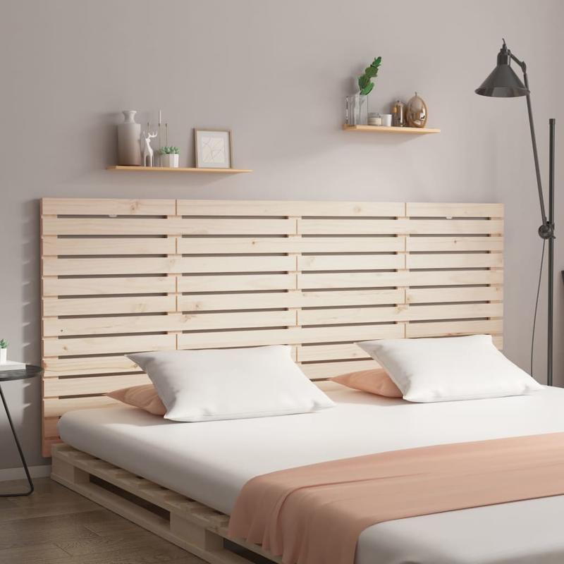 Hoofdbord – Bedhoofd – Bedframe Hoofdeinde – Bedpaneel – Slaapkamermeubel – Massief Vurenhout – Verticale Planken – Eenvoudige Installatie – 166x3x91,5 cm