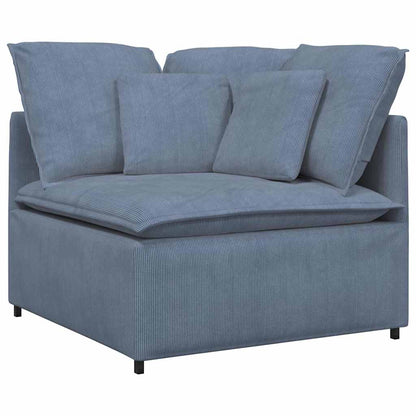 Modulaire Bank – Modulair Sofa – Hoekbank – Loungeset – Zitzak – Corduroy Stof – Met Metalen Frame – Flexibel Ontwerp