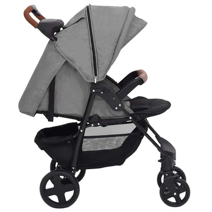 Buggy – Babybuggy – Plooibuggy – Wandelwagen – Reisbuggy – Stalen Frame – Inklapbaar & Lichtgewicht – 3-in-1 Met Autostoel