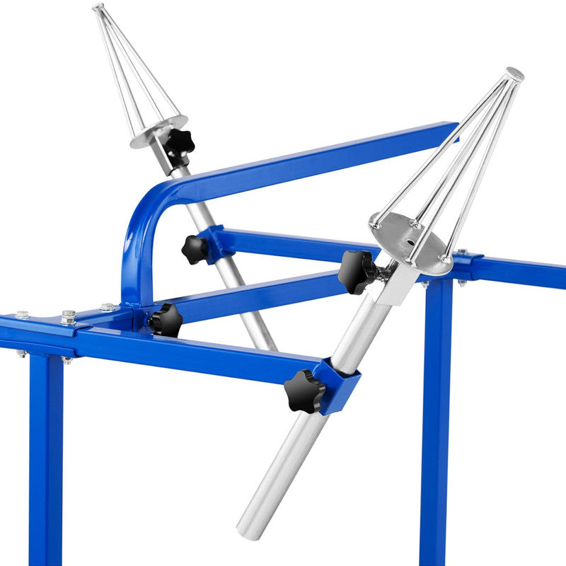 4-Wheel Paint Cart Stand with Swivel Handles