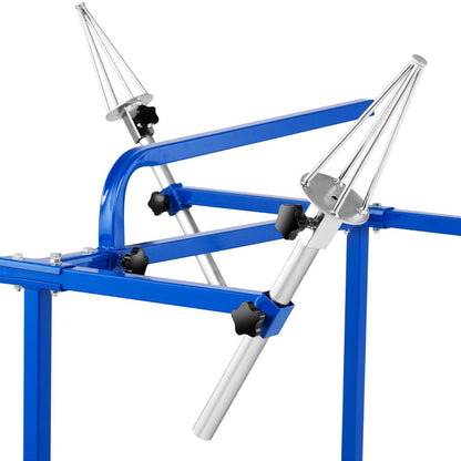 4-Wheel Paint Cart Stand with Swivel Handles