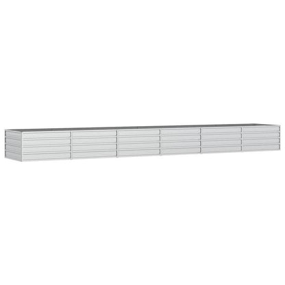 Verhoogde Plantenbak – Verhoogd Tuinbed – Bloembak – Kweekbak – Moestuinbak – Gegalvaniseerd Staal – 480x80x45 cm – Weerbestendig & Duurzaam