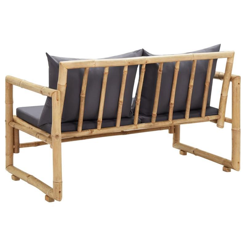 Bamboe Tuinstoel – Buitenstoel – Tuinbank – Patio Stoel – Campingstoel – Ergonomisch Design – Stevig 8-Poots Frame – Natuurlijk Materiaal – Lichtgewicht Durable Frame