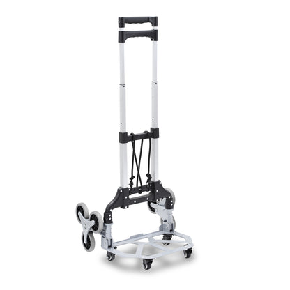 Traploperkar – Trapklimkar – Steekwagen – Transportkar – Transporttrolley – Aluminium – Verstelbare Handgreep – Inklapbaar Design