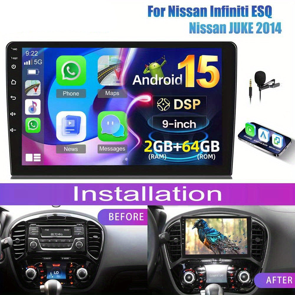 Autoradio Hyundai IX35 – Multimedia Systeem – Navigatie Unit – Touchscreen Radio – Android Auto CarPlay – 10,1 Inch HD Scherm – Draadloze CarPlay & AHD Achteruitrijcamera