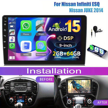 Autoradio Hyundai IX35 – Multimedia Systeem – Navigatie Unit – Touchscreen Radio – Android Auto CarPlay – 10,1 Inch HD Scherm – Draadloze CarPlay & AHD Achteruitrijcamera
