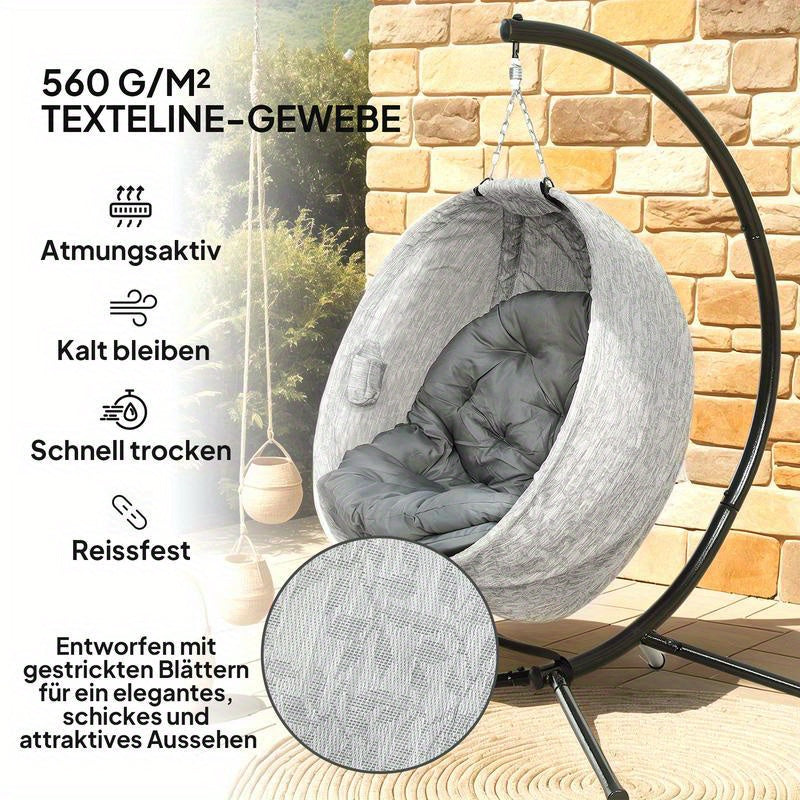 Klapstoel – Vouwstoel – Slaapstoel – Fauteuil – Slaapbank – Verstelbare Rugleuning – Ruimtebesparend Design – Stevig Metaal en Hout