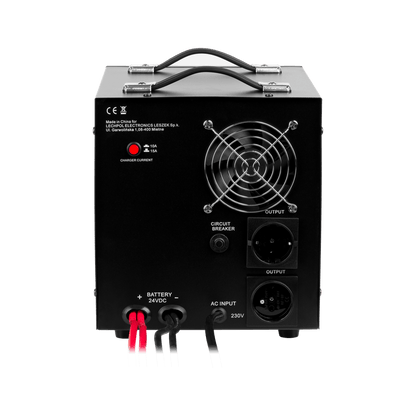 No-break – Noodstroomvoorziening – UPS – Stroomonderbreking Beveiliging – 1800W Vermogen – Pure Sinusgolf & 24V Batterij Dual-Power