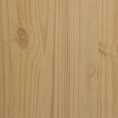 Vrijstaande Kledingkast – Garderobekast – Opbergkast – Kledingopberger – Houten Kast – Massief Grenenhout – Bruin Gewassen Afwerking – Compact 77x53x171 cm