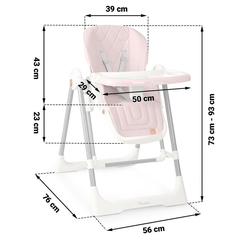 Kinderstoel – Meegroeistoel – Eetstoel – Schommelstoel – Babystoel – 3-in-1 Multifunctioneel – Verstelbare Hoogte en Rugleuning