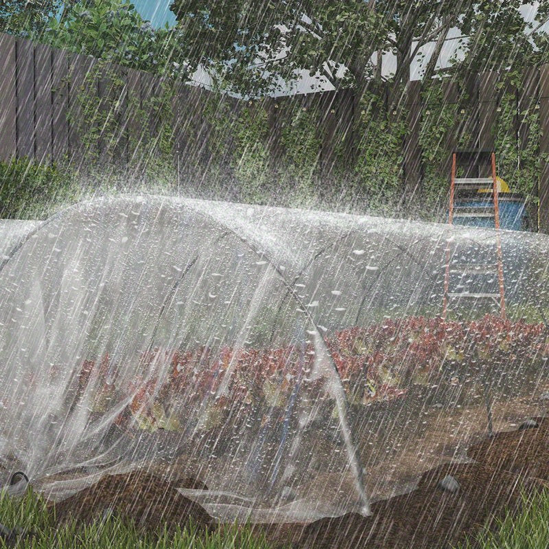 Kasfolie – Tuinkasfolie – Broeikasfolie – Foliekas – Tunnelkasfolie – Waterdicht – UV-Bestendig – Extra Dik – Scheurvast – 6x10 Meter – Polyethyleentereftalaat Plastic