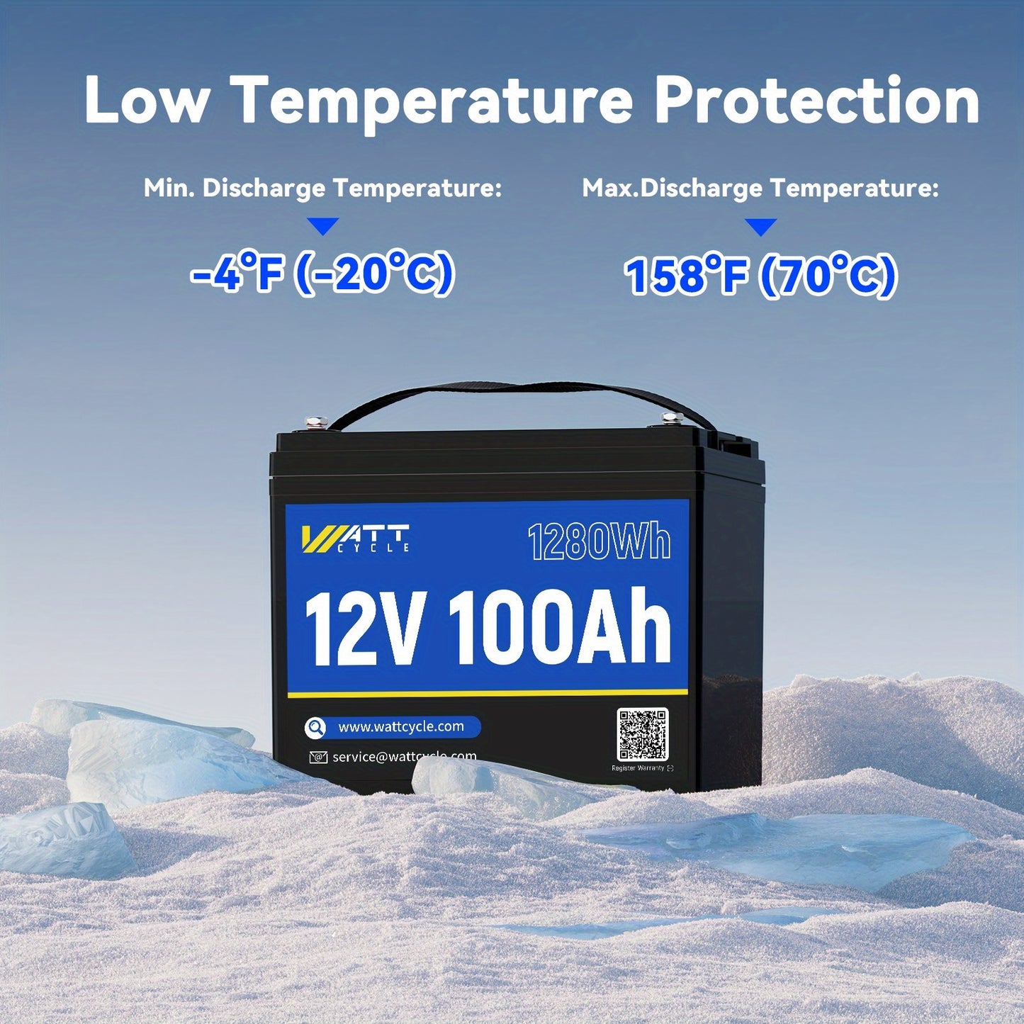 LiFePO4 Accu – Lithium Accu – Bootaccu – Camper Accu – Solar Accu – 12V 100Ah Capaciteit – 100A BMS Met 15.000+ Levenscycli