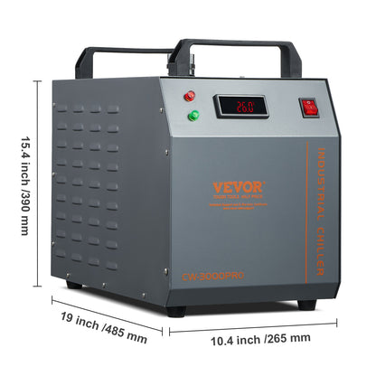 Waterkoeler – Waterkoelsysteem – Waterdispenser – Industriële Koeler – Laserkoeler – 12L Watertank – 18L/min Flow Rate