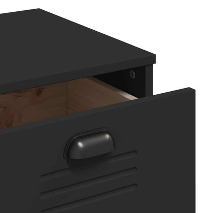 Modern Black Hardwood Storage Cabinet with Lockable Doors & 4-Drawer Heavy-Duty Construction - Large Capacity Multi-Purpose Furniture for Living Room, Bedroom, Kitchen - Sturdy Floor-Standing Organizer with Spacious Top Surfa
