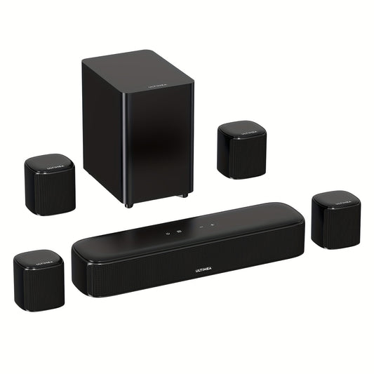 Soundbar – Home Theater Speaker – Surround Geluid – Draadloze Speaker – Multimedia Audio – 7.1 Kanaals – 330W Piekvermogen – App Besturing