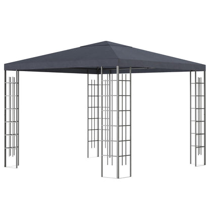 Garden gazebo 2.95 x 2.95m gazebo garden tent marquee party tent steel polyester grey, Garden Pavilion, Outdoor Shelter, Modern Gazebo, Openair Design, Event Canopy, Party Shelter, Garden Lovers, Party Hosts