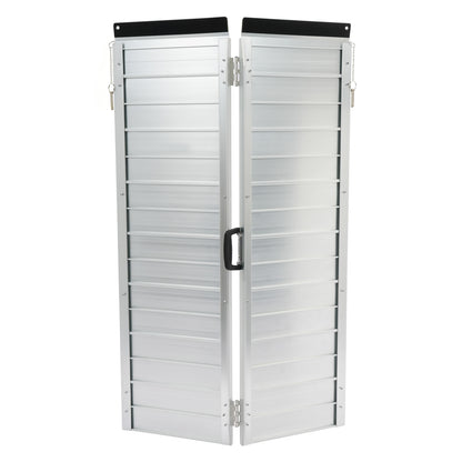 121.92cm Portable Ramp | Folding Handicap Ramp with Handle for Steps/Stairs/Scooter, Aluminum Alloy by NaMaSyo