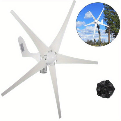 Windturbine – Windmolen – Windgenerator – 500W Generator – 5-Bladig Ontwerp – Laadregelaar – Off-Grid Inzetbaar