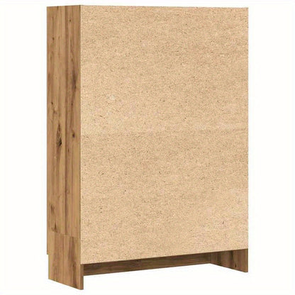 Houten Boekenkast – Handgemaakte Boekenplank – Moderne Opbergkast – Boekenrek – Minimalistische Boekenset – Multifunctioneel – 82,5x30,5x115 cm – Massief Eikenhout – Zwart Accent