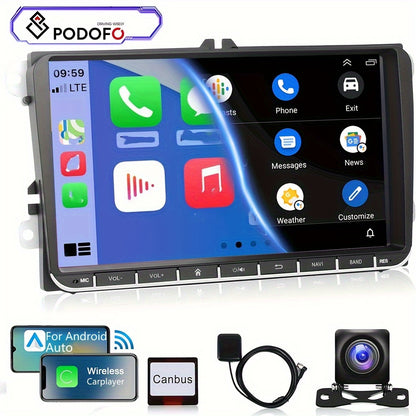 9 Inch Android Autoradio – Multimedia Speler – Navigatiesysteem – Touchscreen Radio – Double DIN Unit – 1080P HD Scherm – Backup Camera Ondersteuning