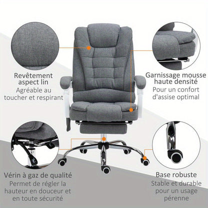 Ergonomische Bureaustoel – Kantoorstoel – Gamerstoel – Werkstoel – Bureaustoel Verstelbaar – Ademend Mesh – 360° Draaibaar – Lendensteun – Onderhoudsvriendelijke Stof – Direct Gebruiksklaar