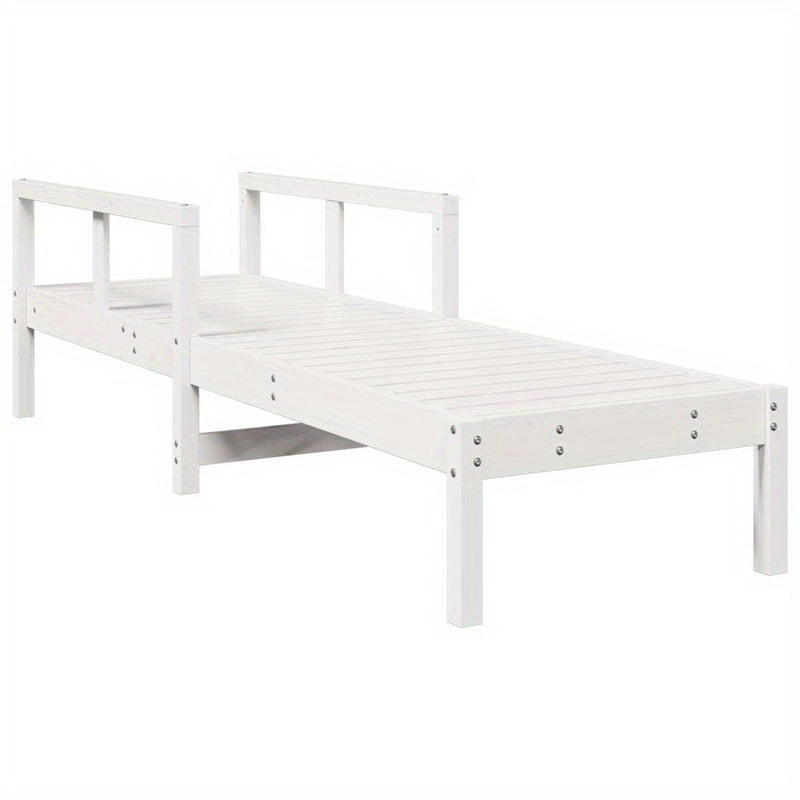Inklapbare Ligstoel – Stevige Tuinstoel – Houten Strandstoel – Verstelbare Relaxstoel – Massief Grenenhout – Compact Opvouwbaar