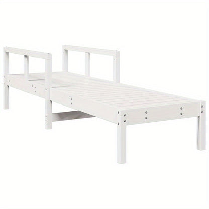 Inklapbare Ligstoel – Stevige Tuinstoel – Houten Strandstoel – Verstelbare Relaxstoel – Massief Grenenhout – Compact Opvouwbaar