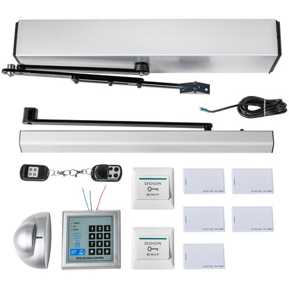 Elektrische Deuropener – Automatische Deuropener – Deurdranger – Handicap Deuropener – Swingdeur Systeem – Aluminiumlegering – 50W Vermogen – 120° Instelbaar